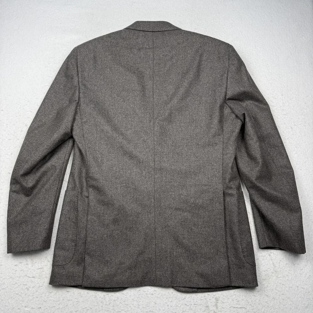 Caruso Suit Mens IT 54 (44 US) 36x31 Brown Wool Superfine 100s 2 Piece Italy